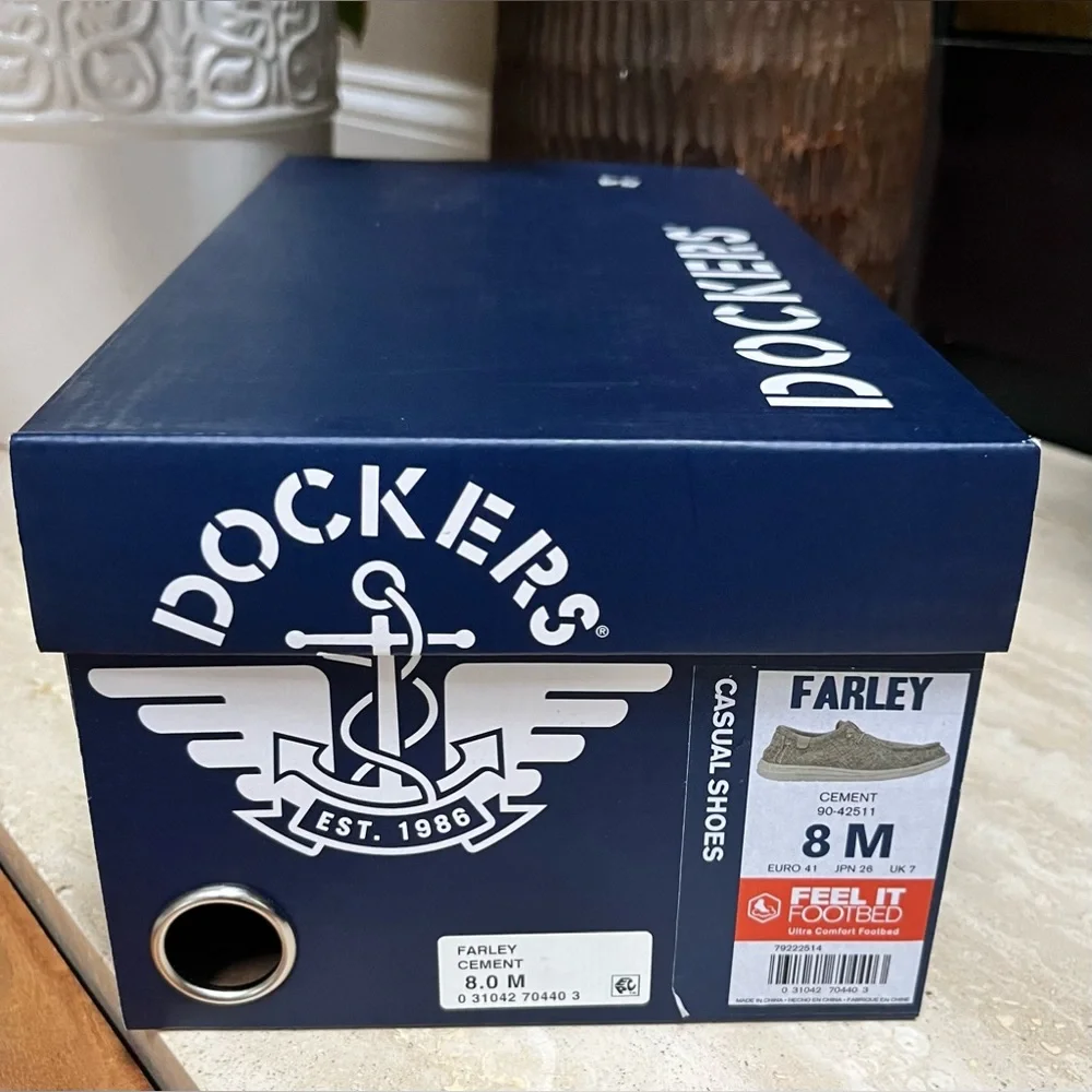 NWT Dockers Men’s Farley Oxford Slip On